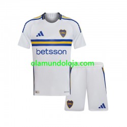 Camisola CA Boca Juniors Criança Equipamento Segundo 2024-2025 Manga Curta